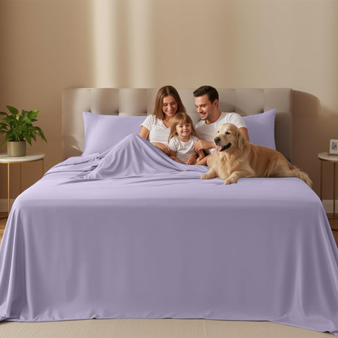 Utopia Bedding fitted sheet with all-around elastic for secure fit