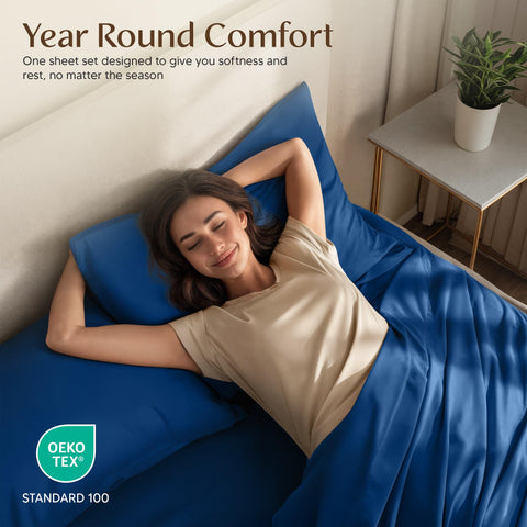 Utopia Bedding microfiber fabric feels ultra-soft and breathable.