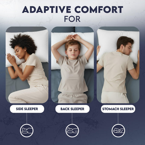 Utopia Bedding king pillow size 18x36 fits standard beds neatly.