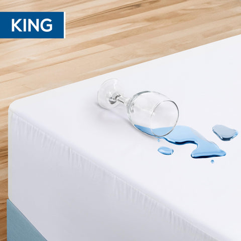 Zippered king mattress encasement from Utopia Bedding for secure protection.