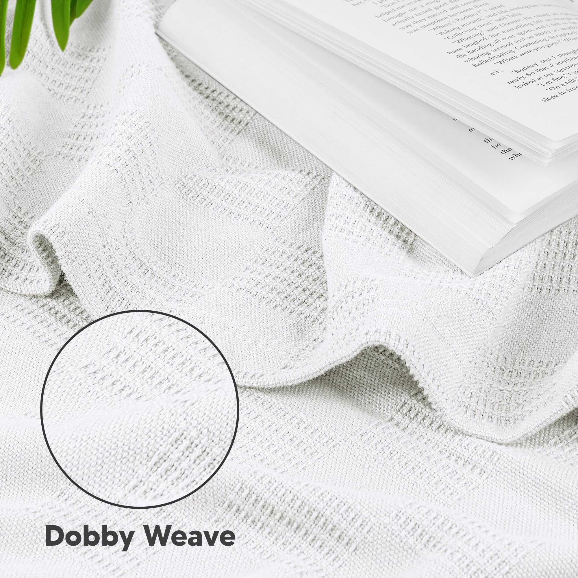 Utopia Bedding lightweight thermal blanket ideal for hot nights and cool mornings.