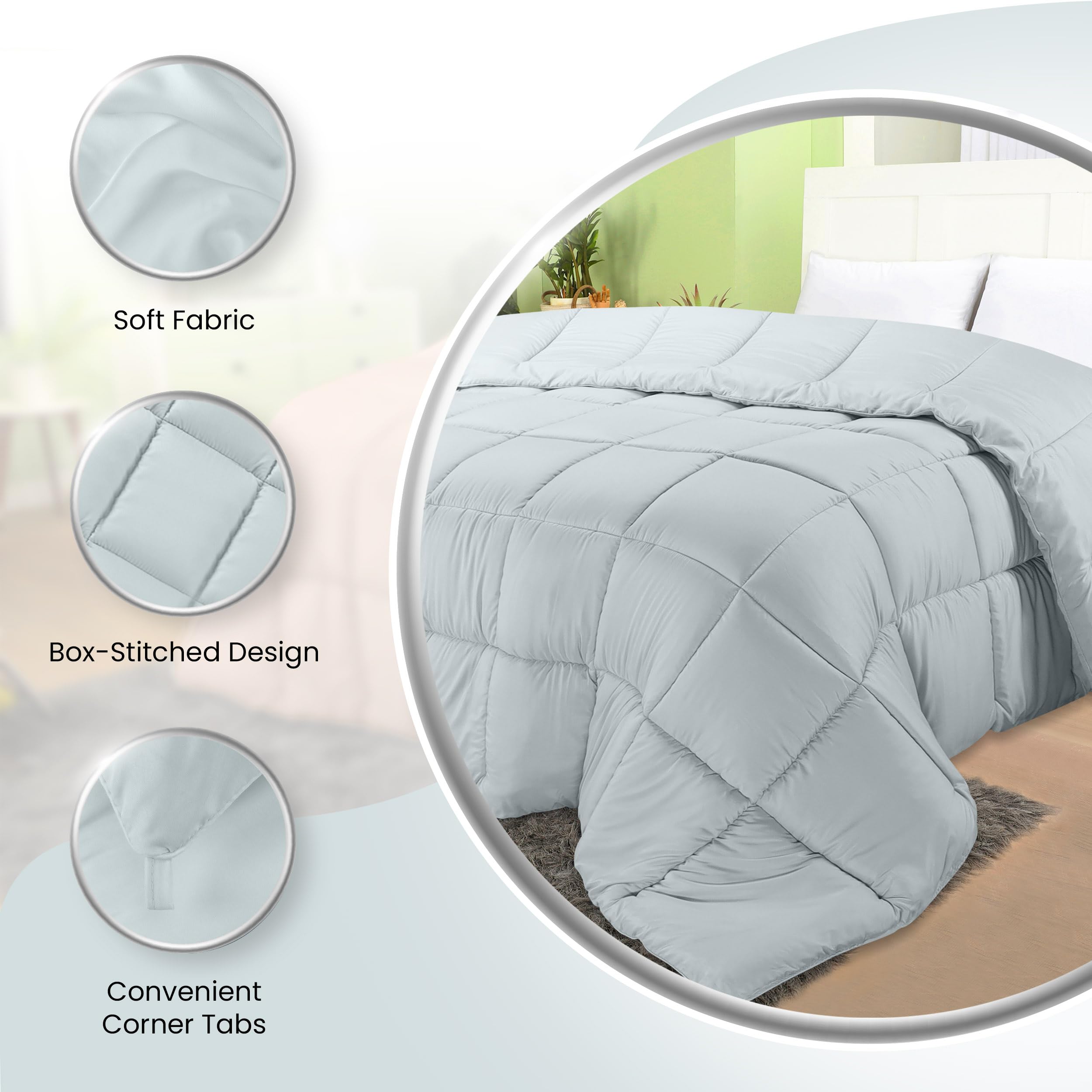 Utopia Bedding machine-washable close-up demonstrates easy care.