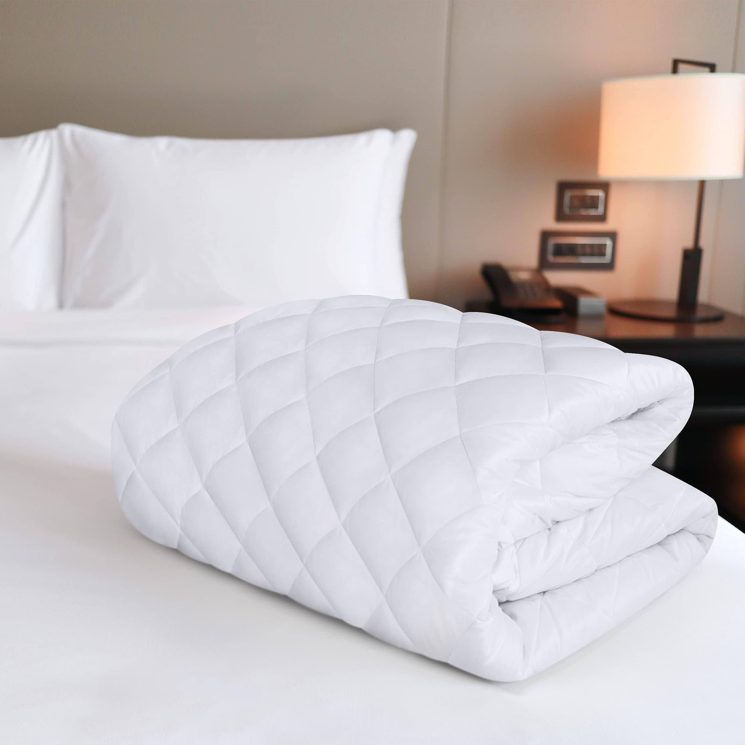 Utopia Bedding machine-washable mattress pad for easy care and quick refresh