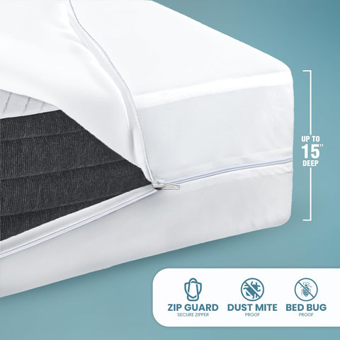 Utopia Bedding protects your mattress from spills when kids or pets visit