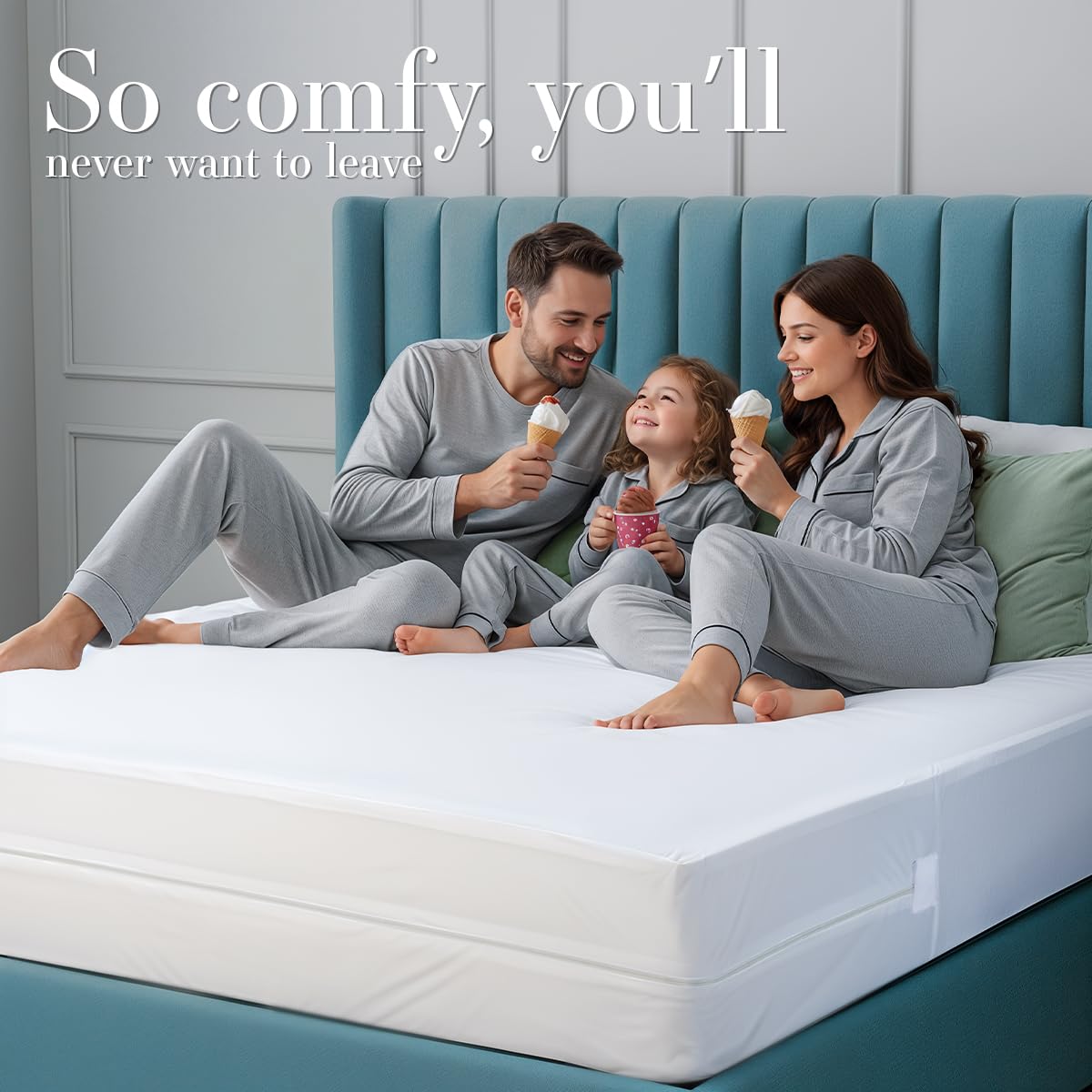 Utopia Bedding helps shield against bed bugs and dust mites