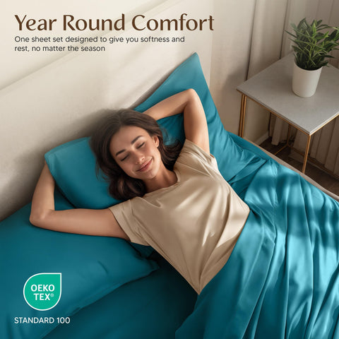 Utopia Bedding microfiber close-up shows ultra-soft, breathable fabric feel.