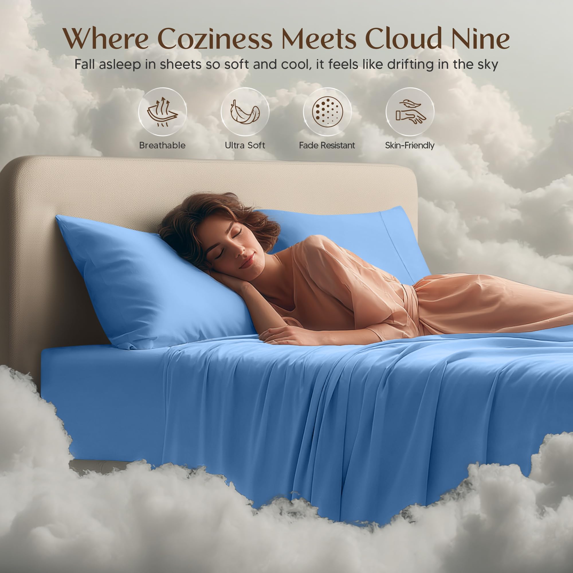 Utopia Bedding OEKO-TEX certified label confirms safe, skin-friendly bedding
