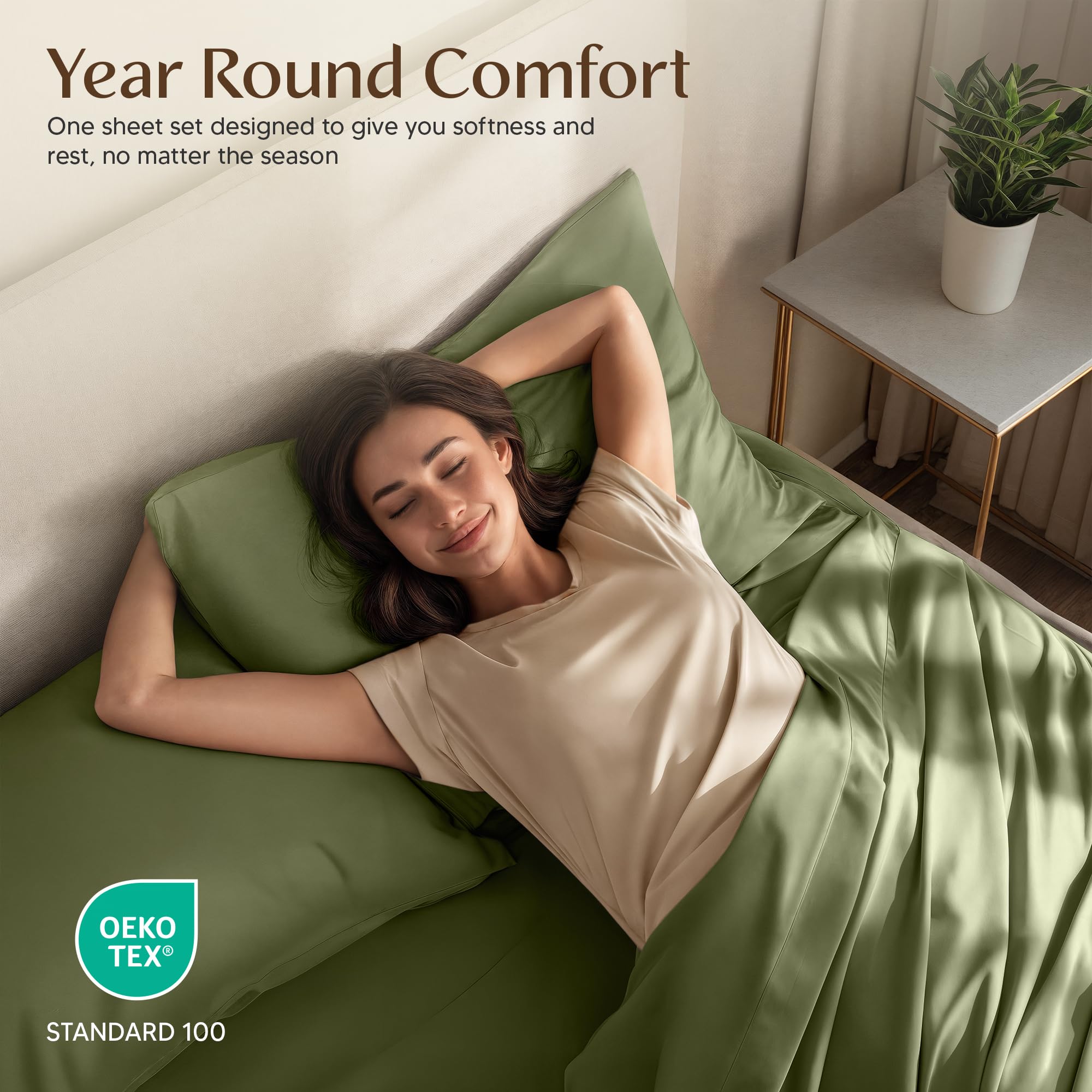 Utopia Bedding OEKO-TEX certified sheet set ensures skin-friendly safety