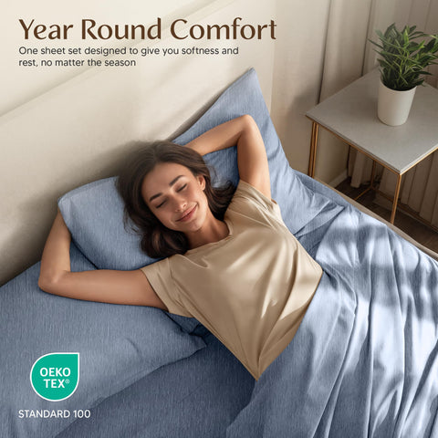 Utopia Bedding oeko-tex-certified label confirms skin-friendly, safe materials.