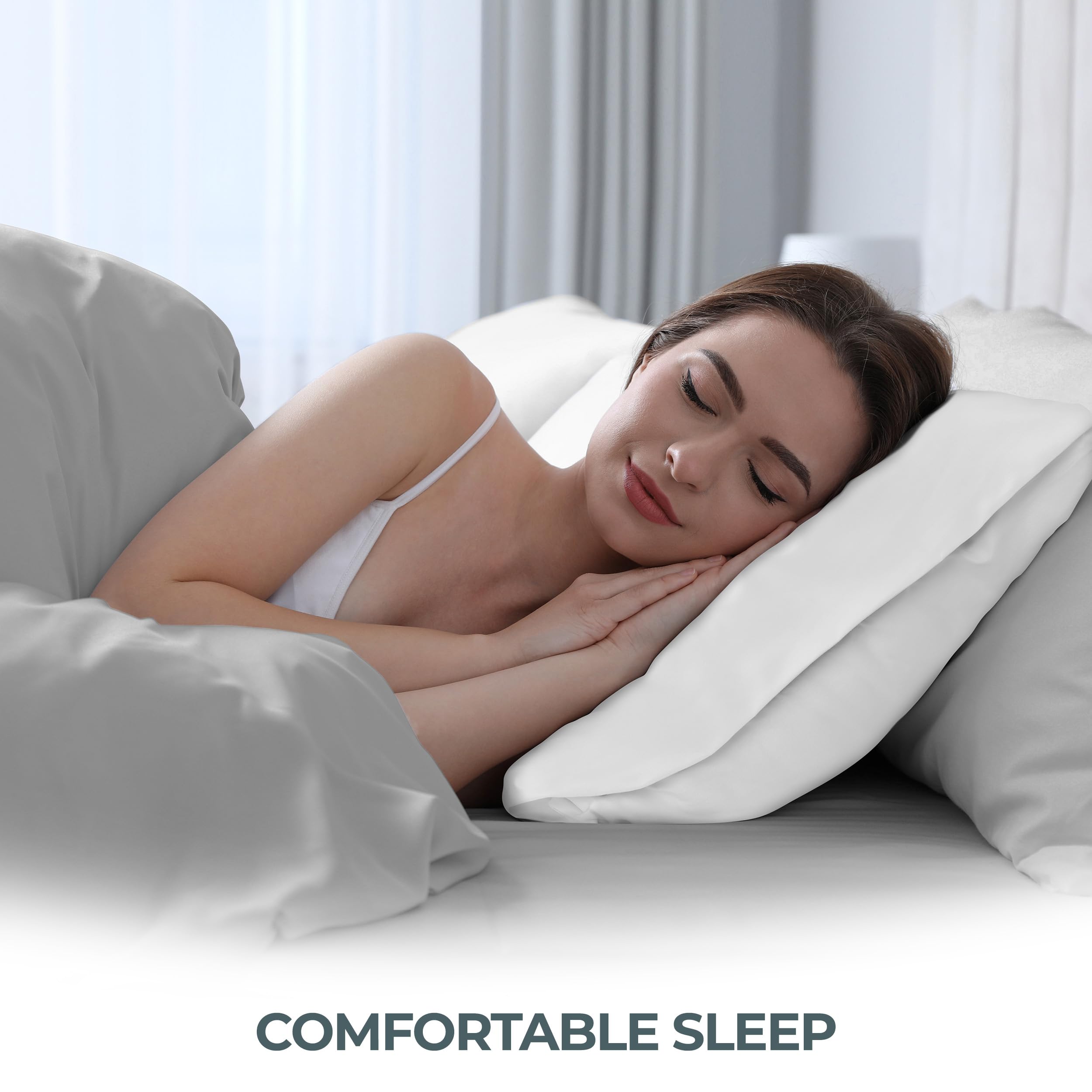 Utopia Bedding OEKO-TEX certified fabric closeup ensuring safety.