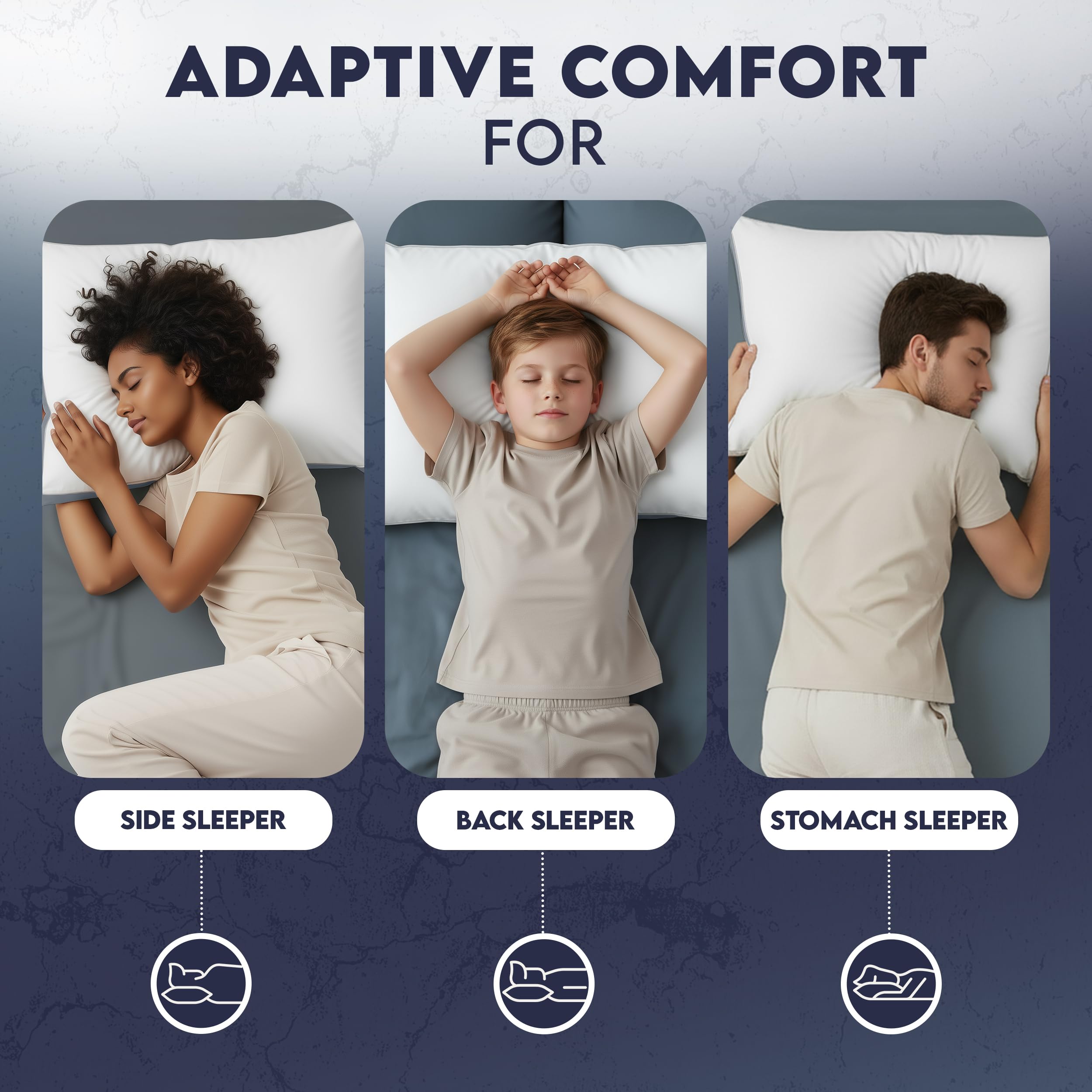 Pillow set is easy to spot-clean and maintain
