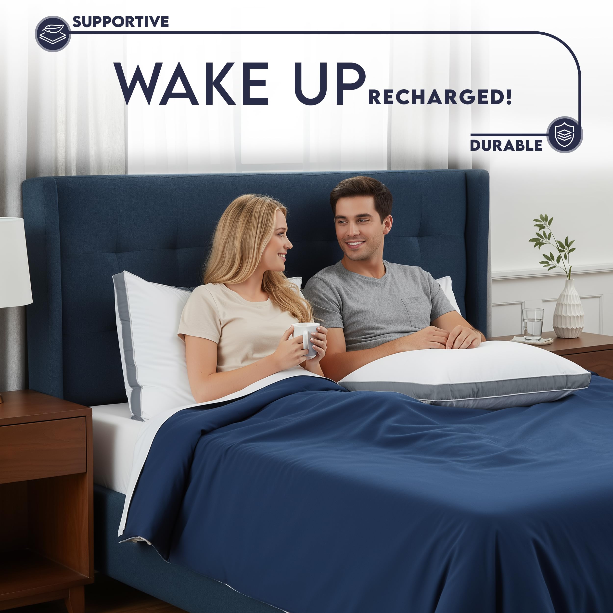 Cooling, breathable fabric helps hot sleepers stay comfortable