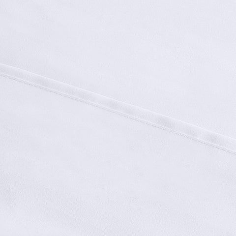 Utopia Bedding white color example demonstrates crisp, clean bedding aesthetic.