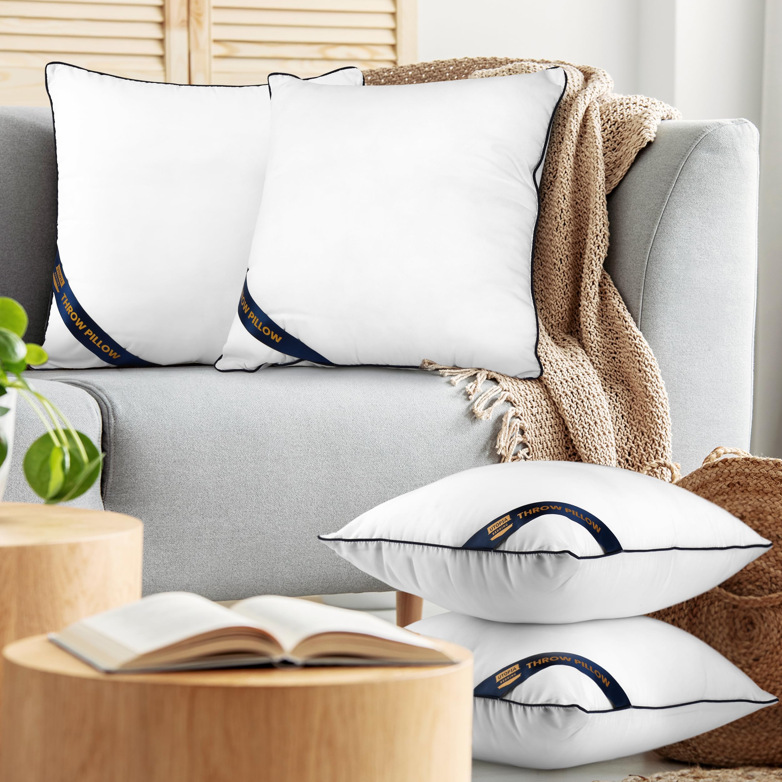 Utopia Bedding 20x20 pillow insert in car interior use