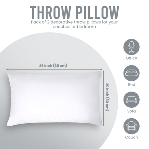 Utopia Bedding packaging image of the pillow inserts
