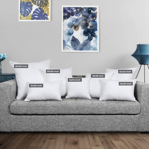 Utopia Bedding 26x26 pillow insert displays plush siliconized fiber fill for lasting loft.