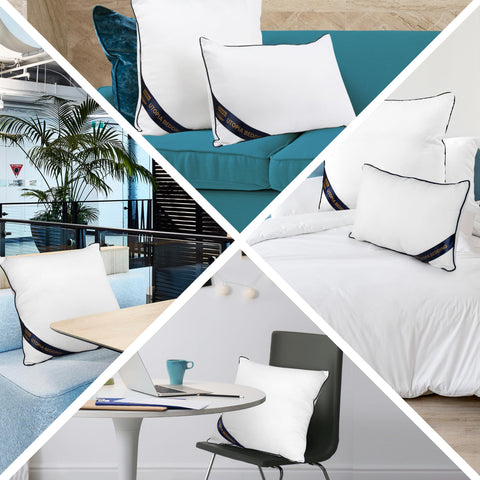 Utopia Bedding plush pillow insert delivers soft support for living spaces