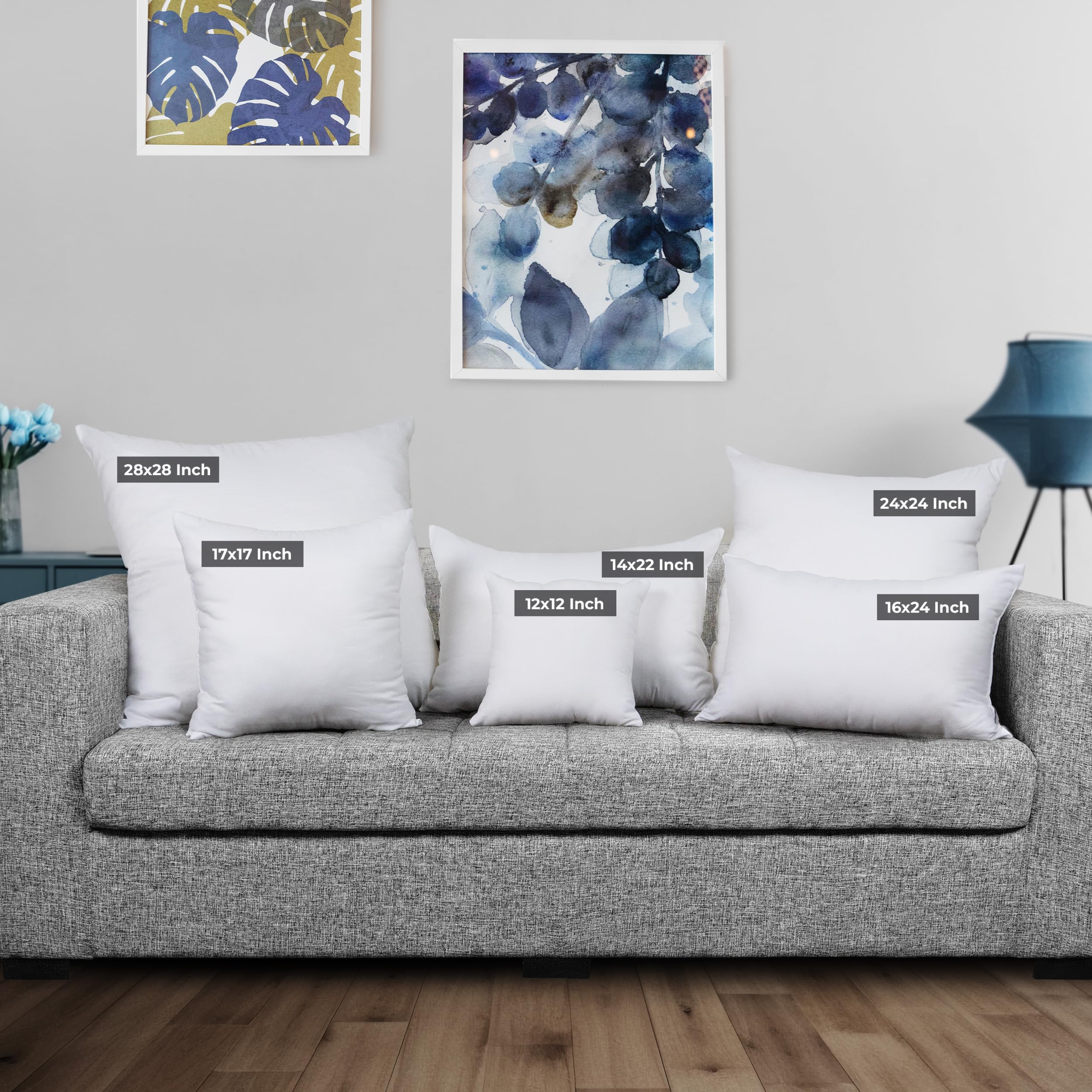 Utopia Bedding pillow inserts fluff closeup highlights soft virgin fiber filling.