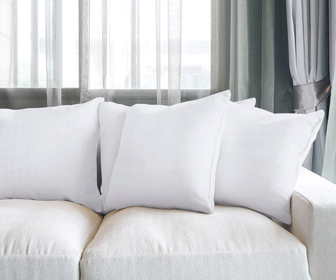 Utopia Bedding pillow inserts vacuum-packed for compact shipping.