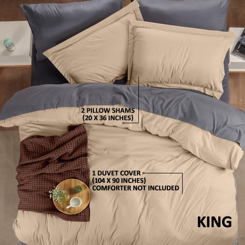 Utopia Bedding beige pillow shams with 2-inch flange enhance decor.
