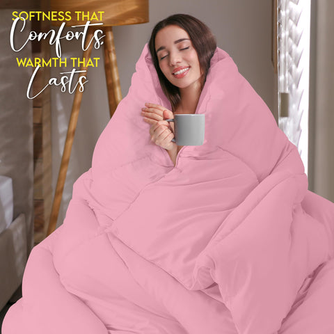 Utopia Bedding easy-care design allows cold wash and low-dry for minimal hassle.