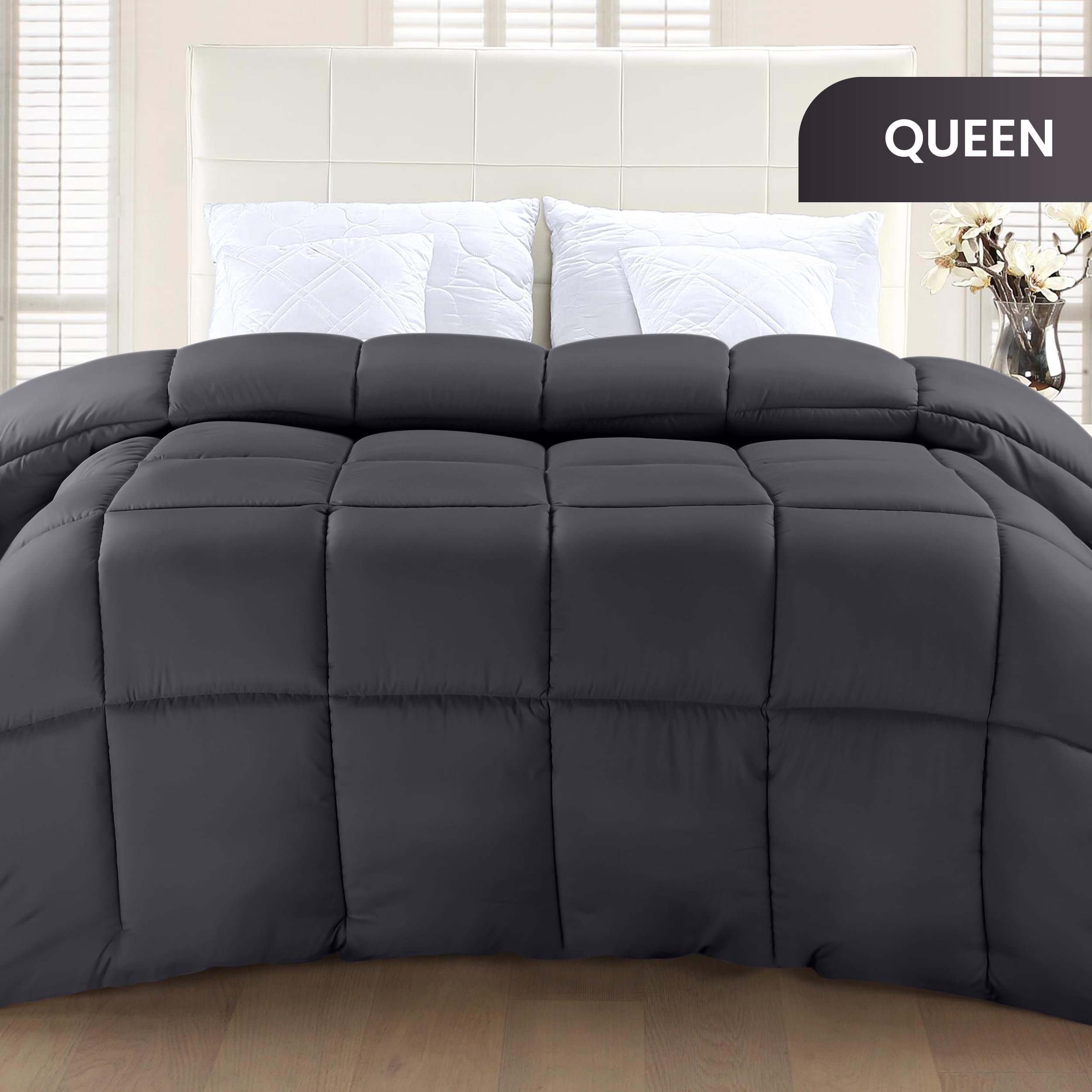 Utopia Bedding corner tabs image demonstrates secure duvet cover attachment and reduced shifting during sleep.