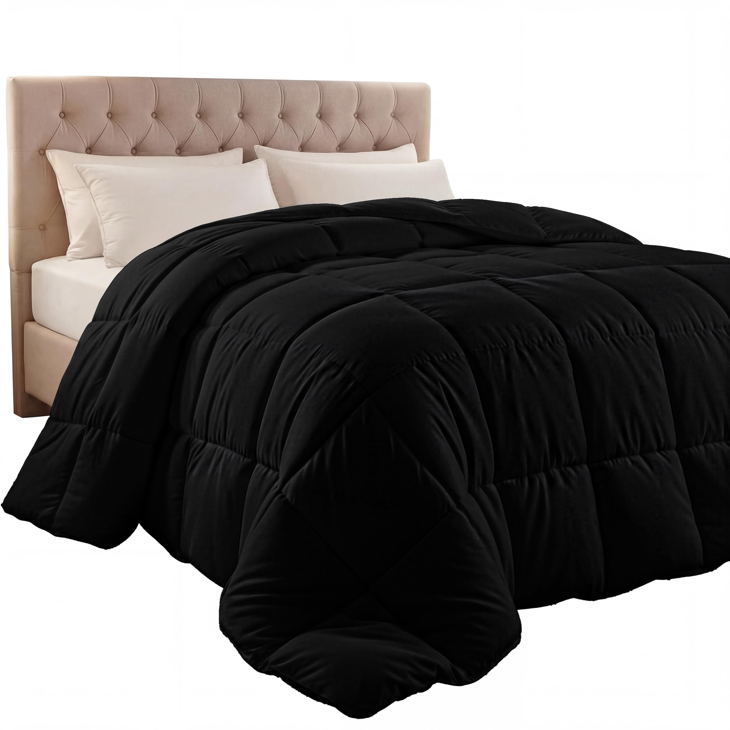 Utopia Bedding Queen Comforter Duvet Insert packaging demonstrates generous 88x88-inch coverage.