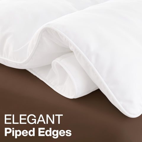 Utopia Bedding queen comforter packaged image communicates ready-to-use packaging