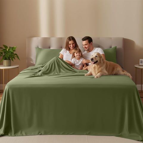 Utopia Bedding queen fitted sheet 60x80 with 15 inch pocket stays secure all night.