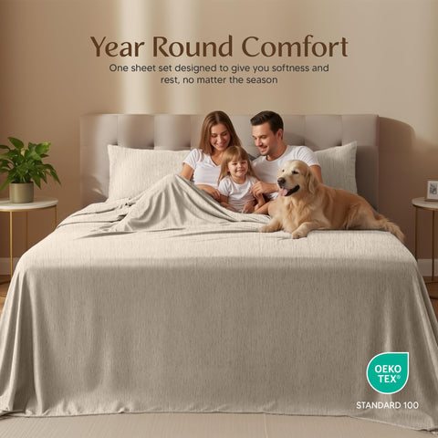 Utopia Bedding queen fitted sheet with all-around elastic for a secure fit
