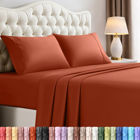 Utopia Bedding queen flat sheet with 90x102 inches for a smooth, roomy surface