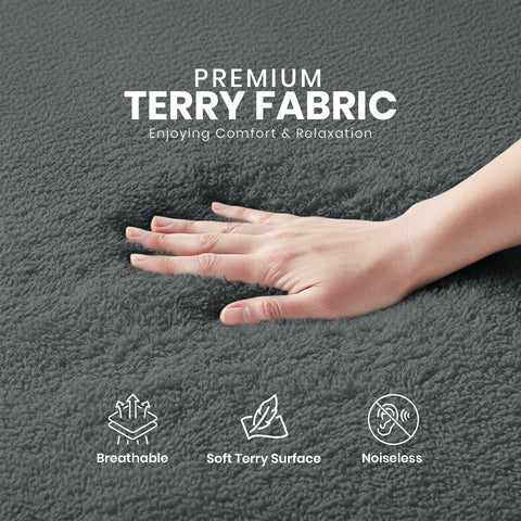 Utopia Bedding soft terry surface provides plush, comfortable nights with improved moisture absorption.