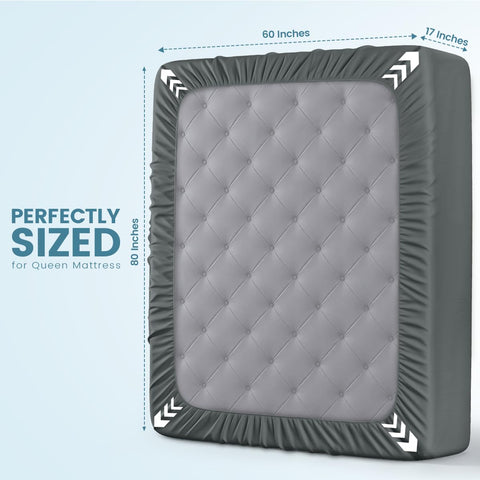 Utopia Bedding TPU backing blocks leaks for added mattress protection.