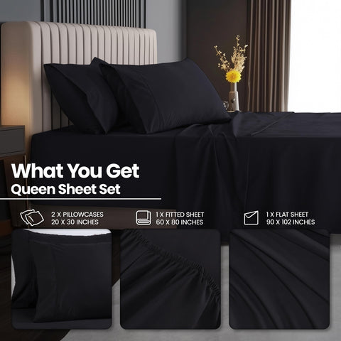 Utopia Bedding pillowcases 20x30 add soft, breathable layers.