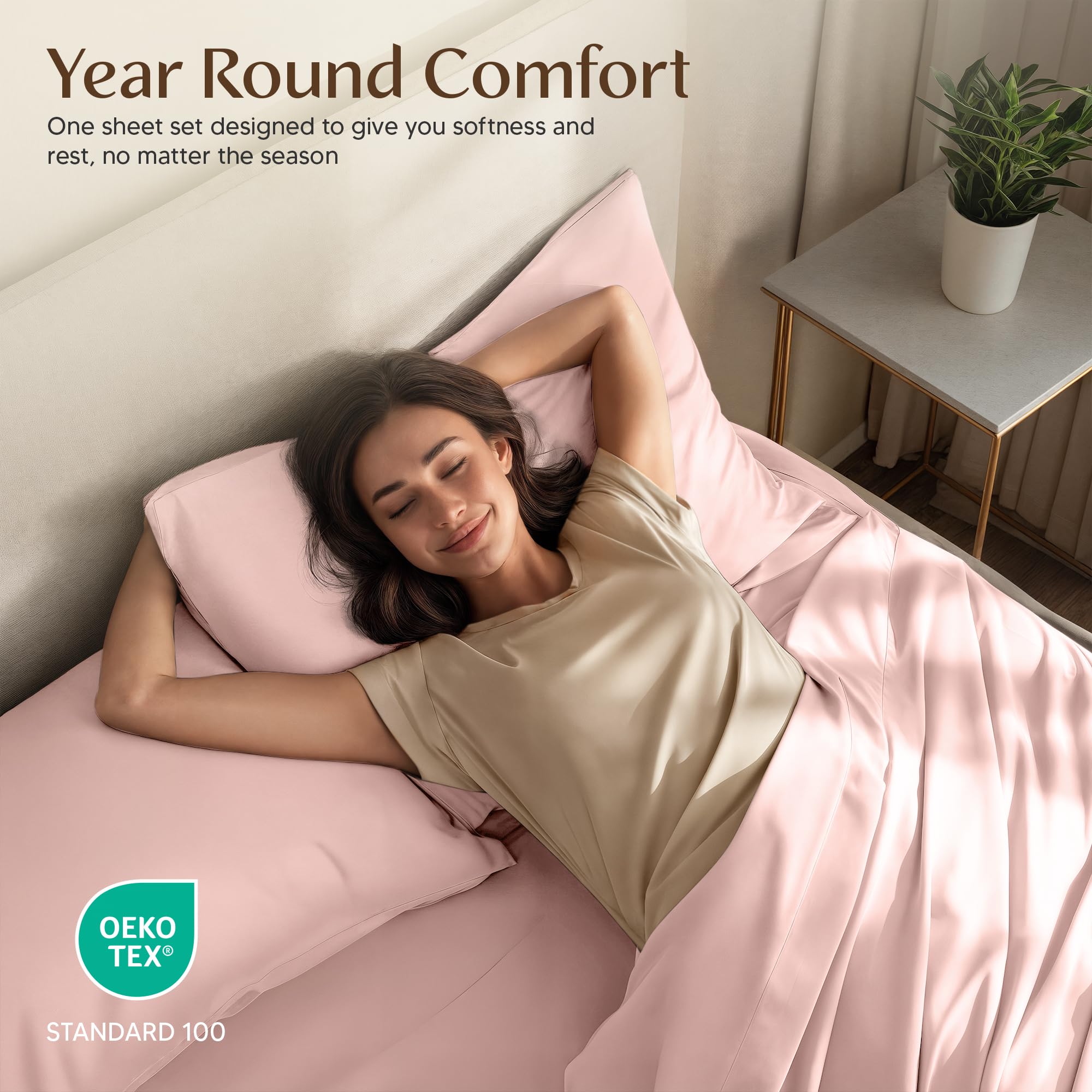 Utopia Bedding easy-care sheets are machine washable for effortless upkeep.