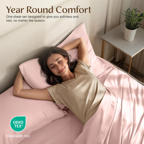 Utopia Bedding easy-care sheets are machine washable for effortless upkeep.