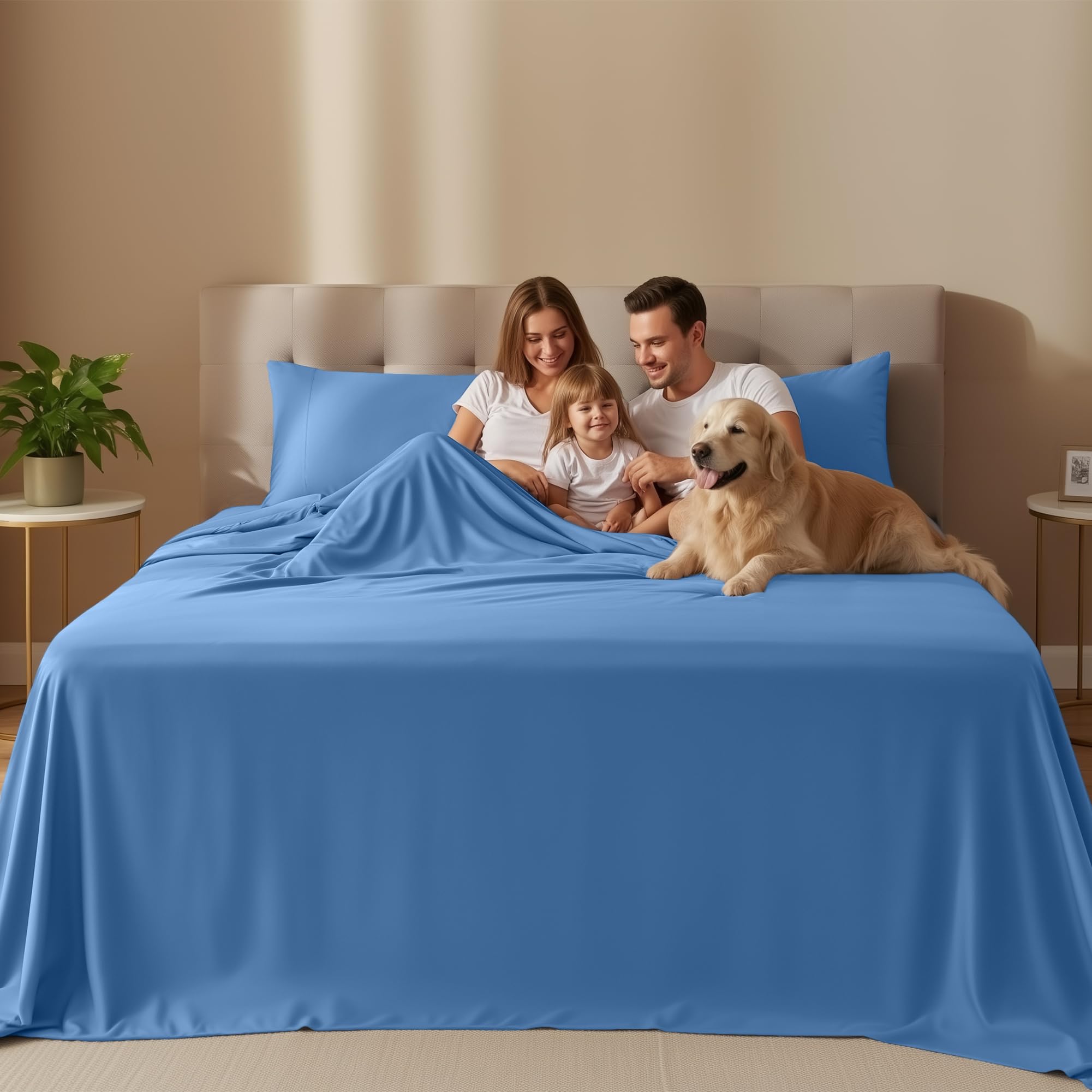 Utopia Bedding fitted sheet with 15-inch pocket secures mattress snugly for a smooth look