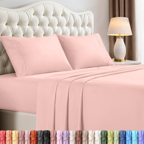 Utopia Bedding flat sheet 90x102 inches for a smooth, wrinkle-free sleep surface.