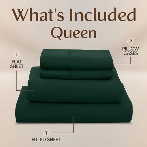 Utopia Bedding pillowcase 20x30 in the set adds soft, breathable comfort.