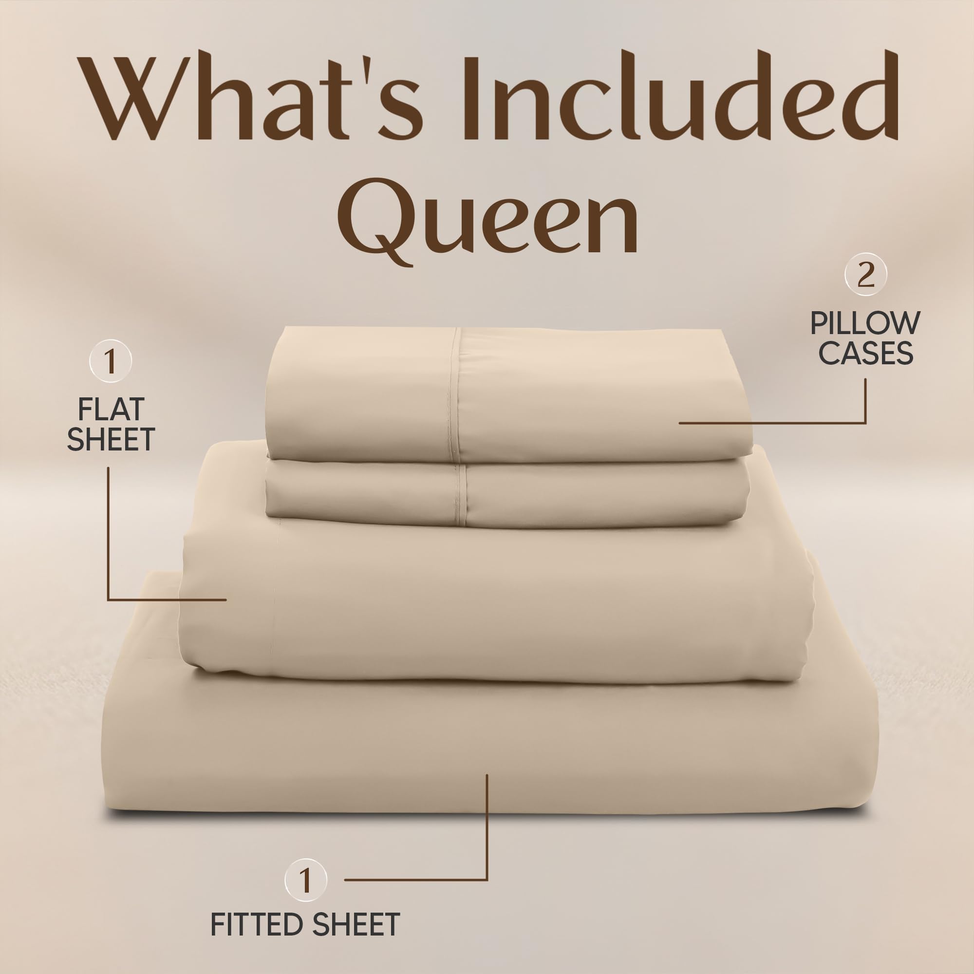 Utopia Bedding pillowcases close-up, silky soft feel suitable for restful nights