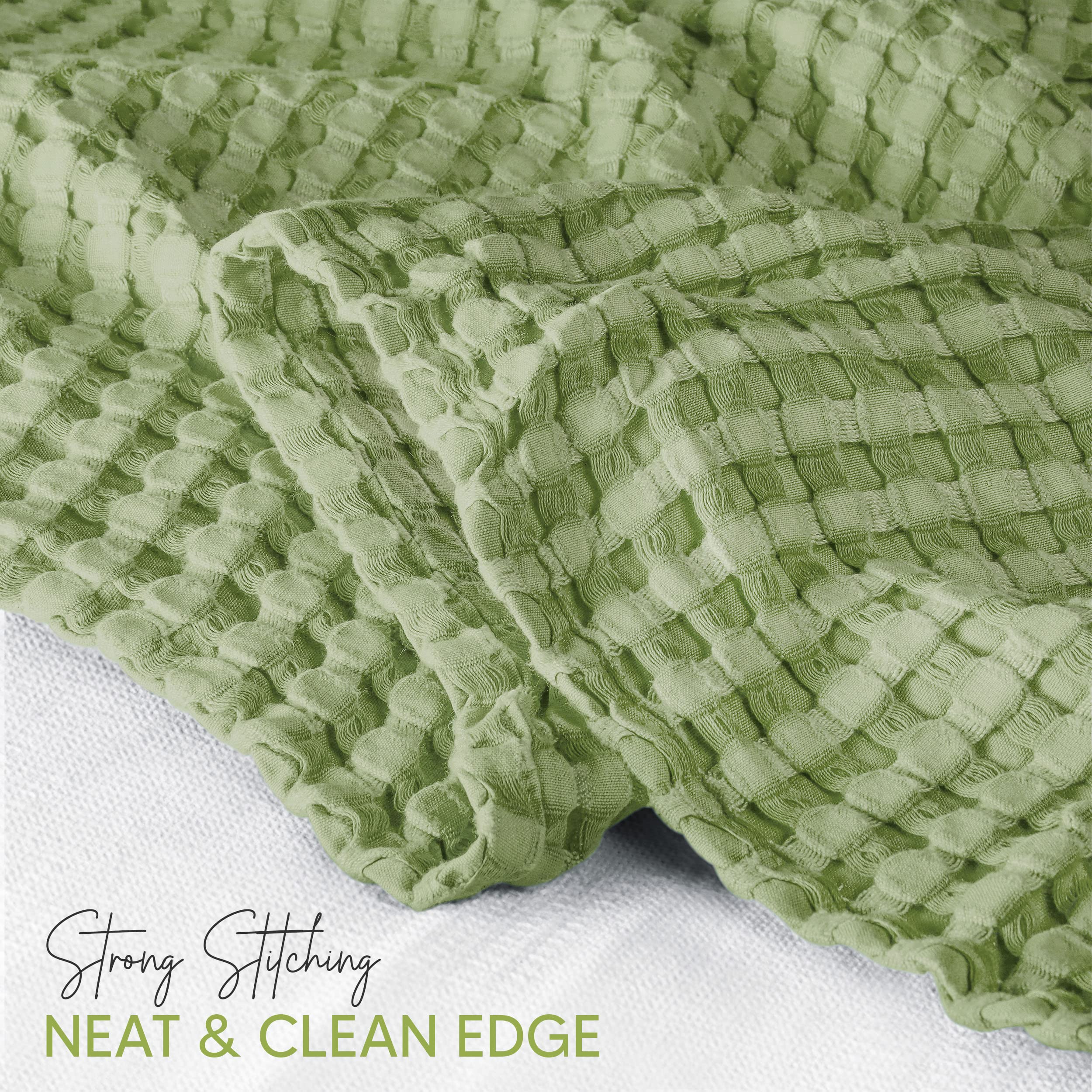 Utopia Bedding queen-size blanket draped over bed for cozy, versatile warmth