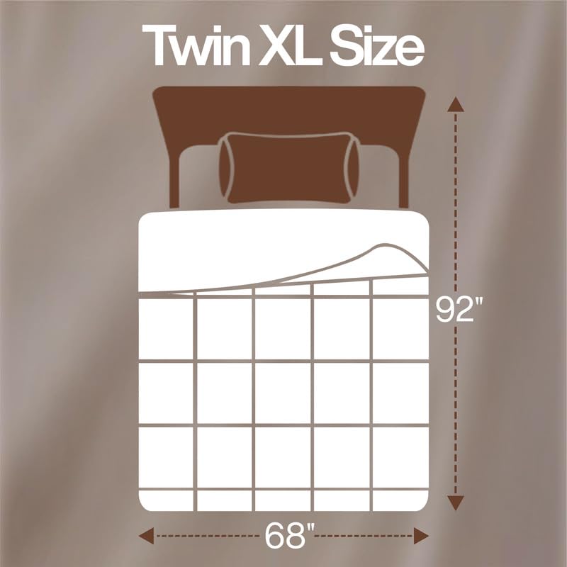 Utopia Bedding quilted white comforter showcases box stitching and clean, durable appeal.