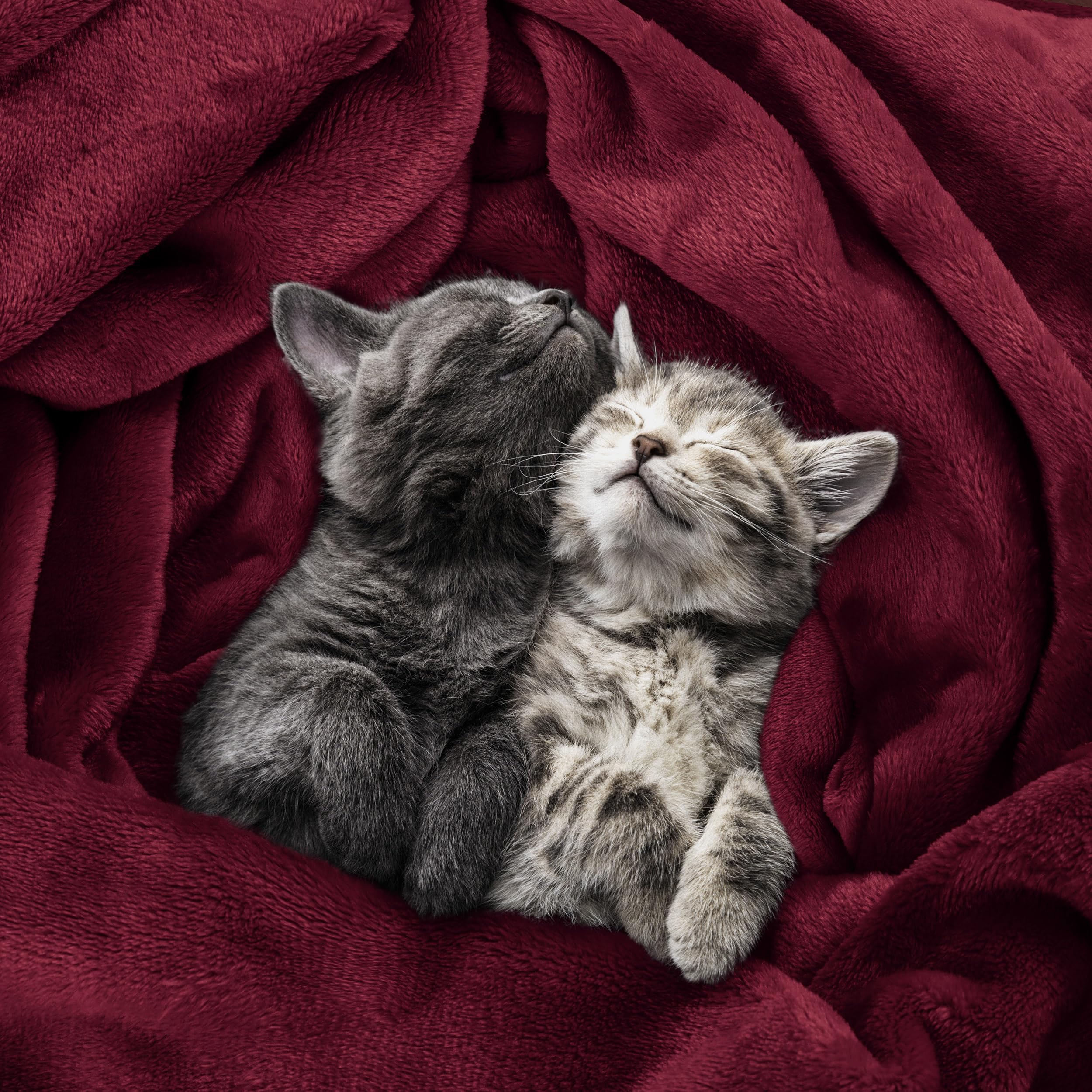 Utopia Bedding reinforced-hem blanket features durable stitching for long-lasting use