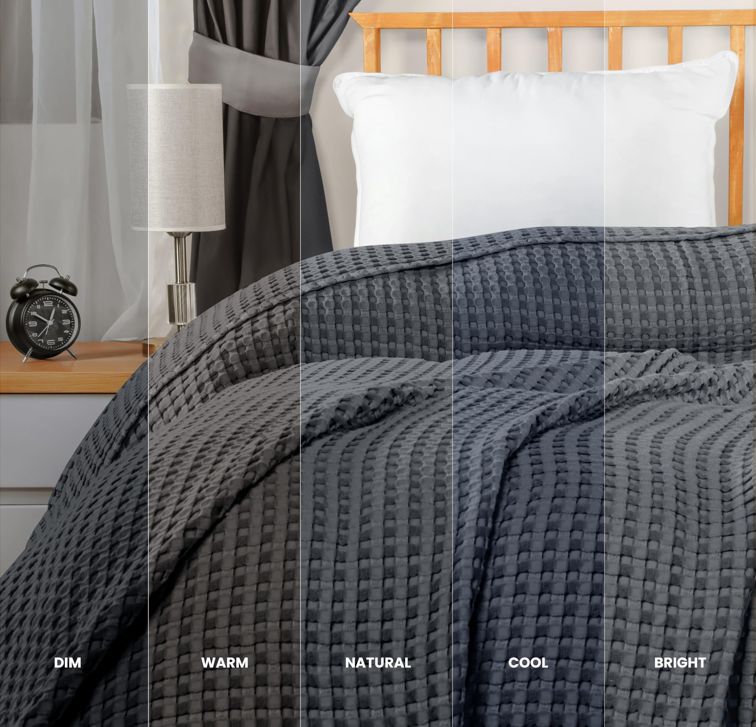 Utopia Bedding ring-spun edging provides durable, soft finish