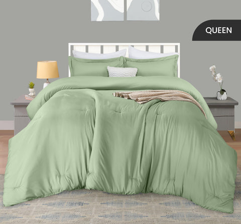 Utopia Bedding sage green shams 20x26 enhance bed look and comfort