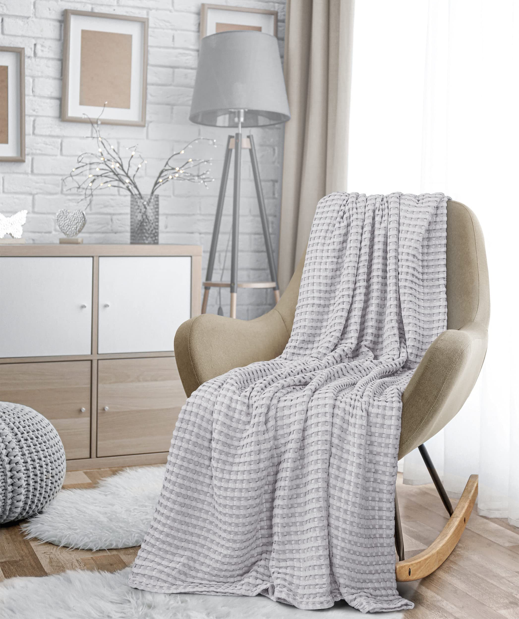 Silver color option by Utopia Bedding enhances modern decor.