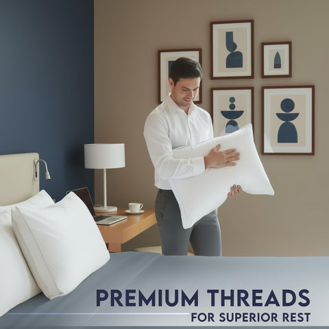 Utopia Bedding versatile sleep-support pillow for side, back, and stomach sleepers.