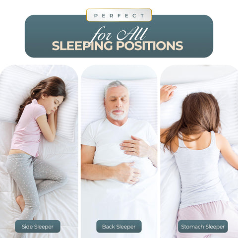 Utopia Bedding king pillows with breathable cover promote cooler, fresher sleep.
