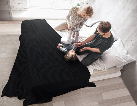 Utopia Bedding soft cotton folded neatly to show craftsmanship.
