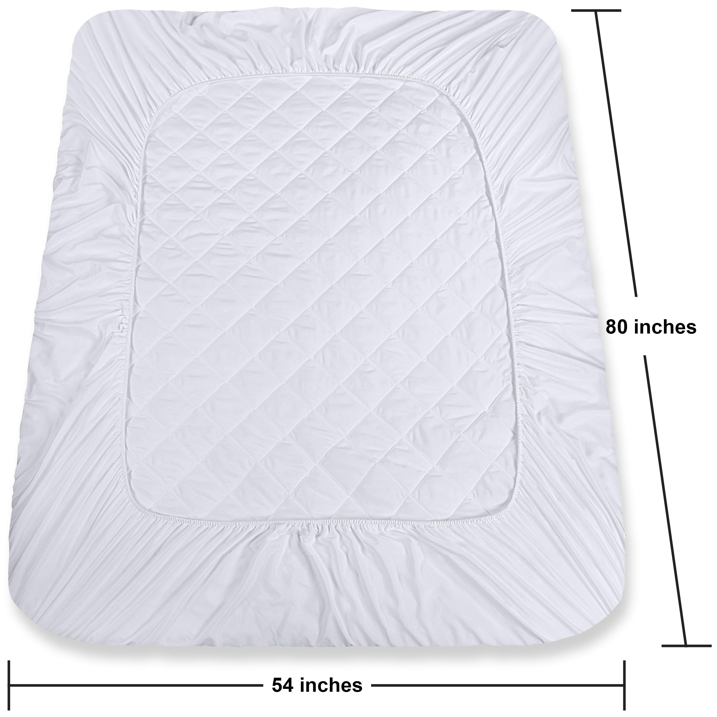 Utopia Bedding quilt detail shows plush loft and softness